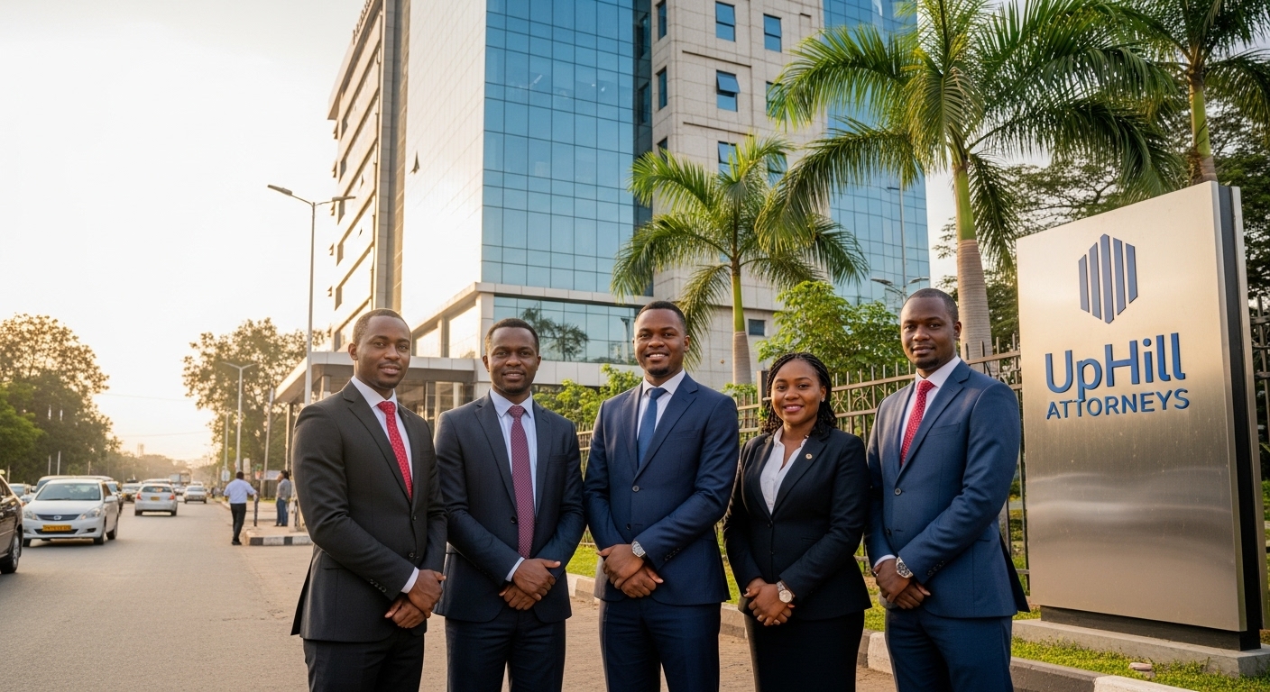 Uphill Attorneys partners collaborating in the main conference space